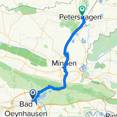 Weser Radtour Bad Oeynhausen nach Petershagen