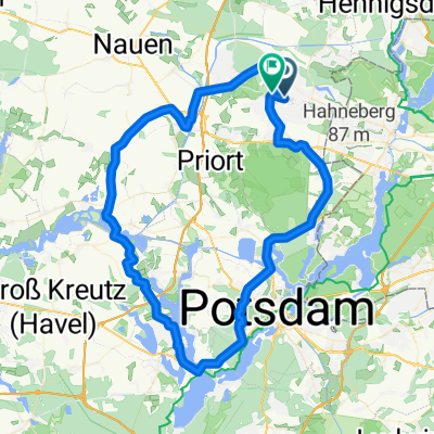 Havelradweg: Potsdam-Werder-Ketzin