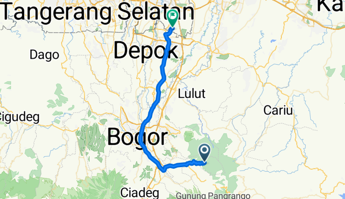 Gowes santai (Bikecamp Fede Curug Panjang) edisi merosot