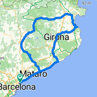 Barcelona Route Map, Version 2