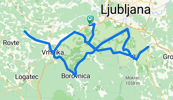 y-Podlipa-x-Škofljica 100 km ravnina