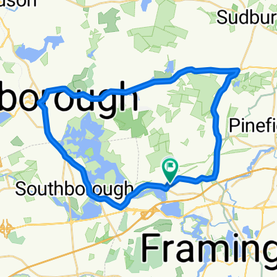 Framingham/Marlboro bike route