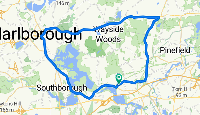 Framingham/Marlboro bike route