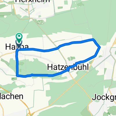 Radrunde durch Herxheim bei Landau/Pfalz