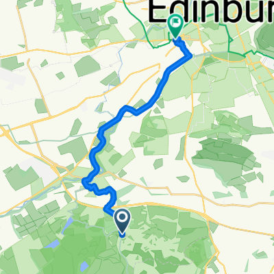 approach to Bonaly Burn from Haymarket