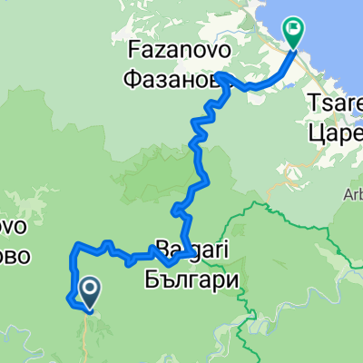 Long bike tour through Tsarevo
