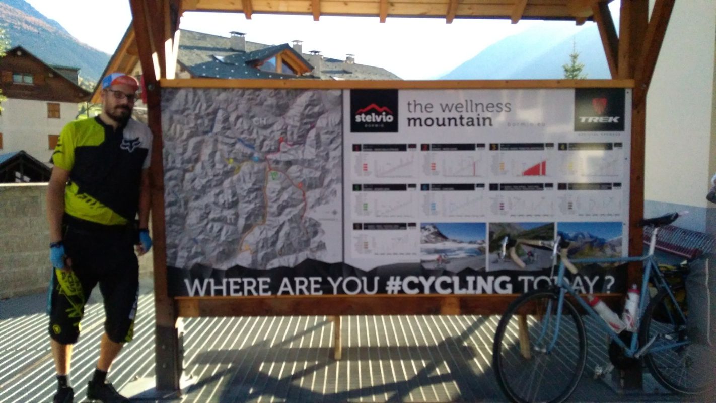 ride through Bormio