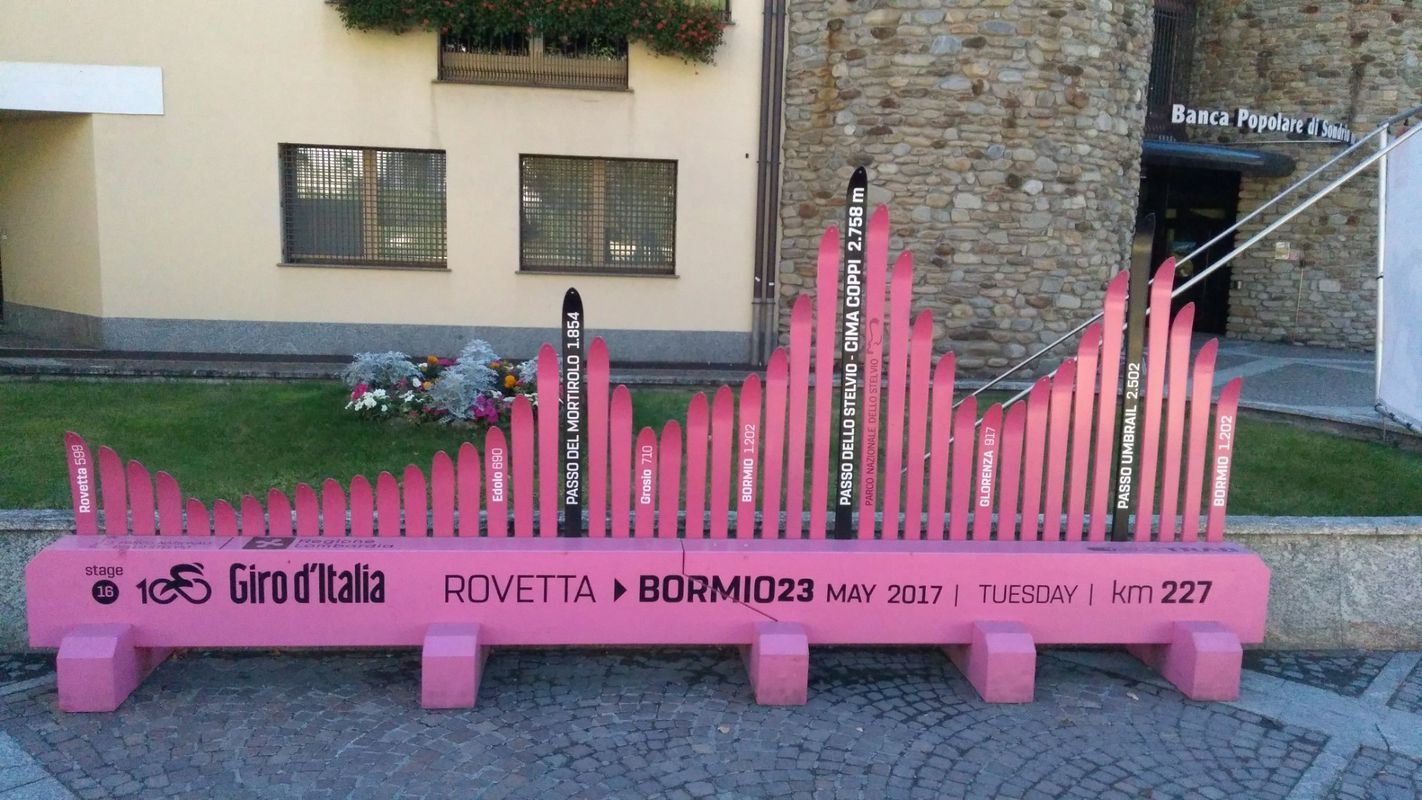 ride through Bormio