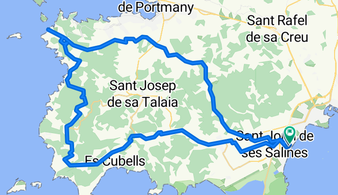 Ibiza scenic route