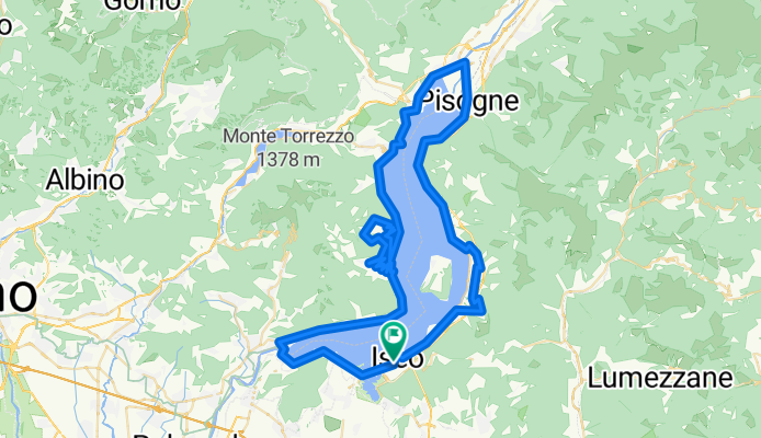 giro lago d'Iseo con salite panoramiche