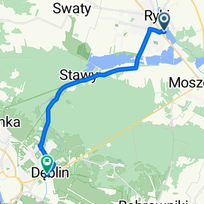 ride through Dęblin