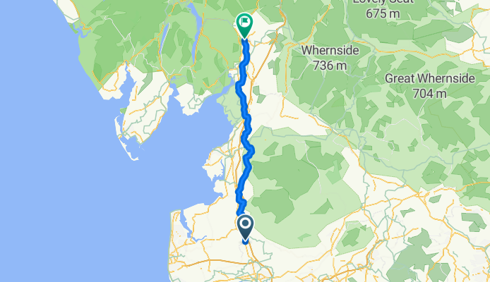 Bilsbarrow to Kendal LEJOG day 12