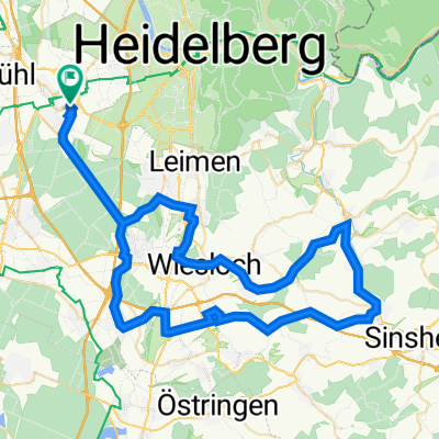 Schwetzinger Höllgrund-Tour - RTF des RSV Kurpfalz e.V. Schwetzingen - 72 km Strecke
