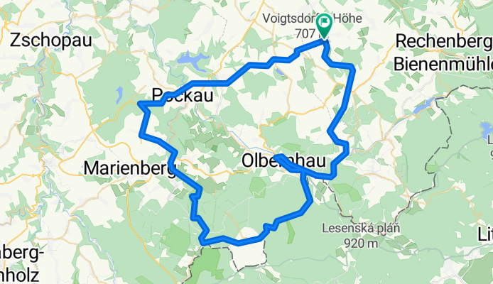 Voigtsdorf-Olbernhau-Grünthal-Marienberg