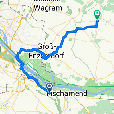 Lange Ausfahrt durch Gemeinde Obersiebenbrunn