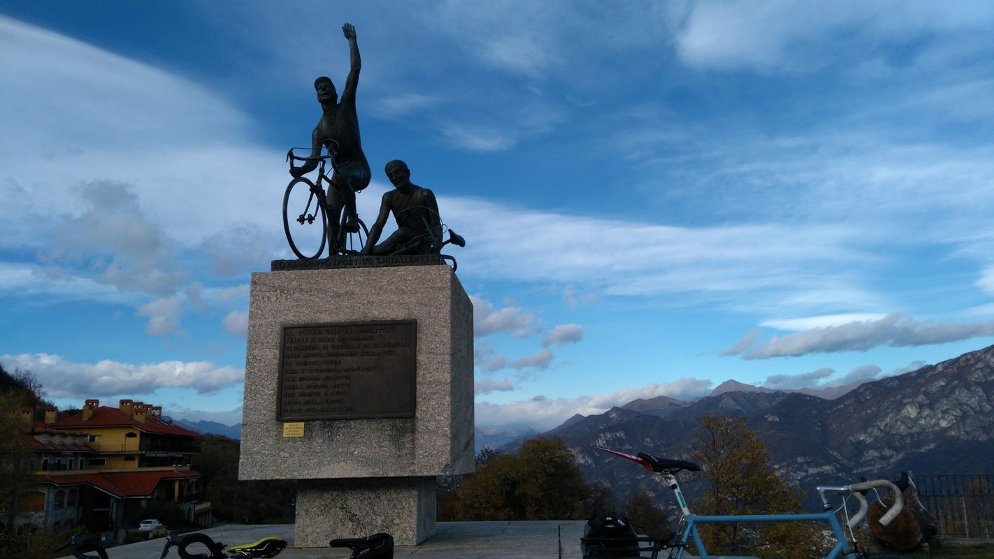 Long bike tour from Vigorelli (Milan) to Ghisallo