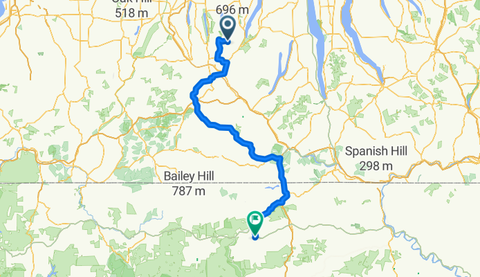 Hunt Hollow to Wellsboro, PA