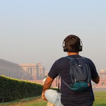 Ride through New Delhi