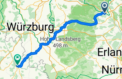 Route in der Bikemap App öffnen