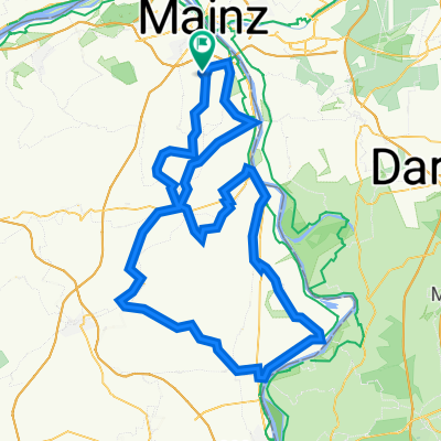 Windräder-Tour - RTF des Mainzer Radsportverein 1889 e.V. - 115 km Strecke