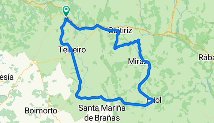Montesalgueiro - Teixeiro - Sobrado - Friol - Parga - Guitiriz
