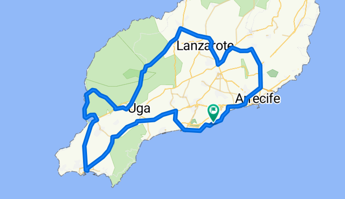 Die Playa Blanca, Nationalpark, Nazareth, Areciffe und zurück Tour
