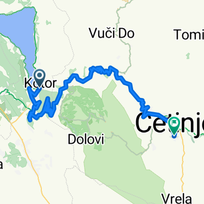 Kotor - Cenitje 45km, 1250hm