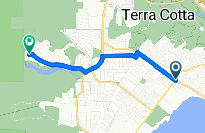 Route in der Bikemap App öffnen
