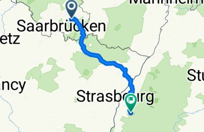 Route in der Bikemap App öffnen
