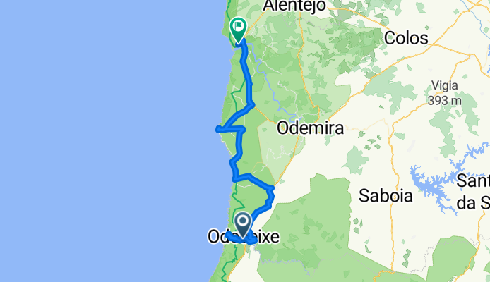 Day 8 Odeceixe to Vila Nova de Milfontes