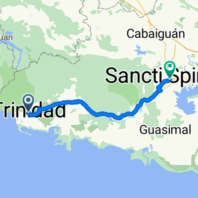 19) Trinidad til Sancti Spíritus - 71,6 km