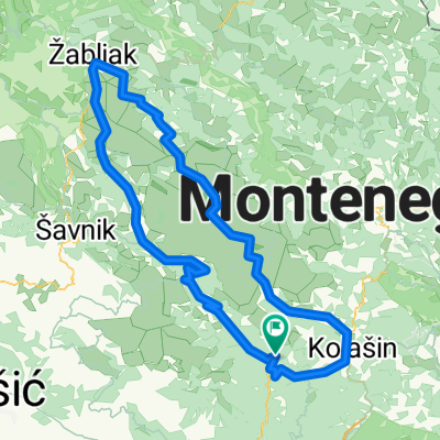 Gornja Morača, Žabljak, Sinjavina, Kolašin, Mioska