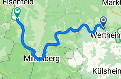 Route in der Bikemap App öffnen