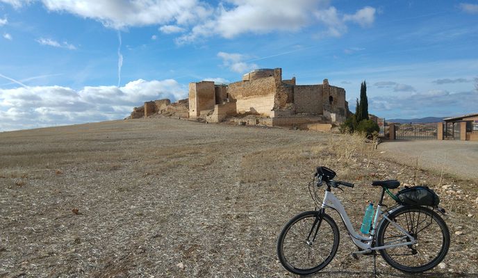 Photo 1 of the Bikemap route "La Mancha 1: Daimiel-Tablas-castillo de Calatrava la Vieja-Daimiel"