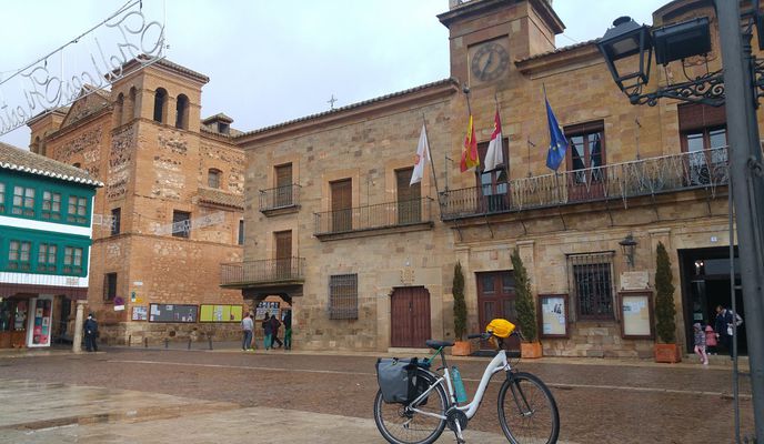 Foto 2 der Bikemap-Route "La Mancha 2: Daimiel-Bolaños de Calatrava-Almagro-Granátula de Calatrava-Calzada de Calatrava"