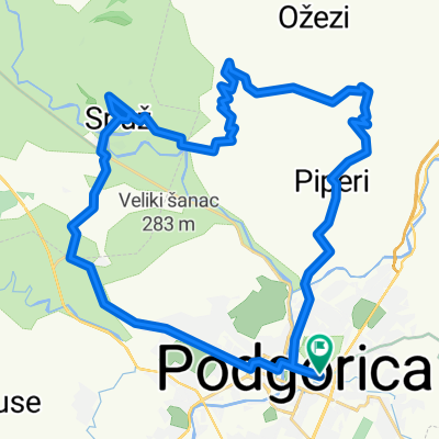 Podgorica—Bjeloglav—Spuž—Mareza—Podgorica