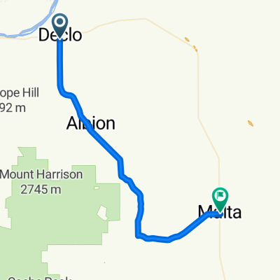 Declo to Malta via Connor Creek
