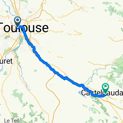 V80 Toulouse to Castelnaudary