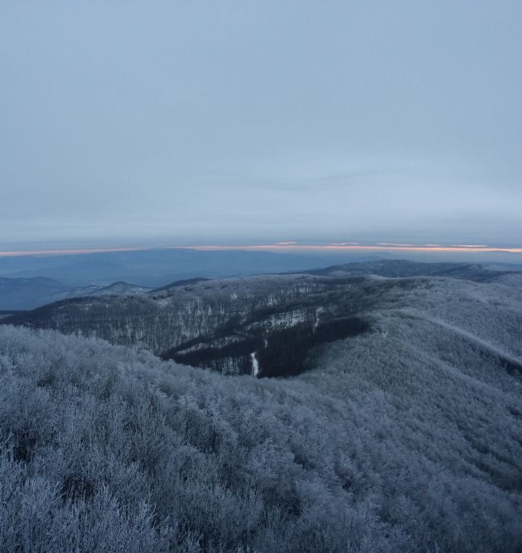 2017 year-end Börzsöny walk with bro