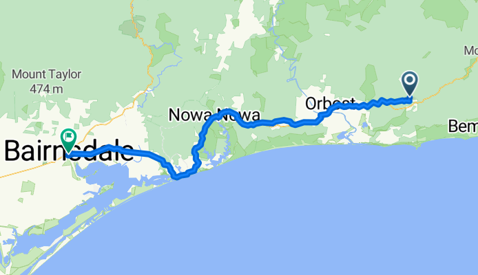 Marlo to Bairnsdale