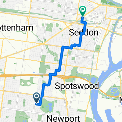 Northern Route Newport to Footscray