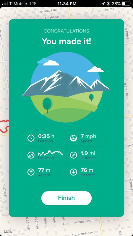 first bike ride around the hood