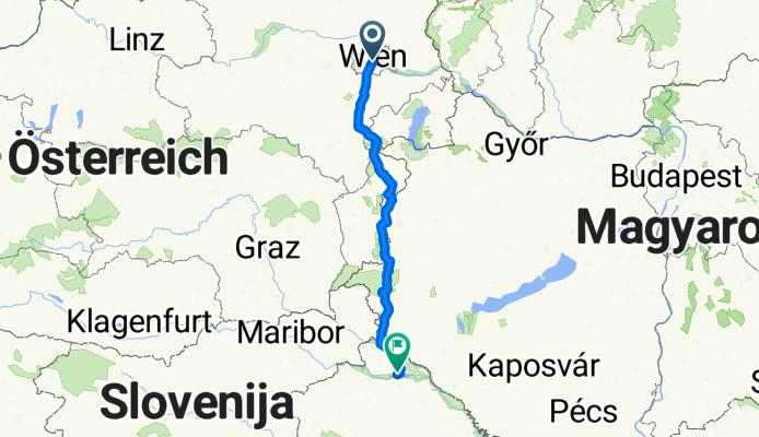 Winterreise_Wien Athen: Tag 1 Wien - Otok/Prelog (HR)