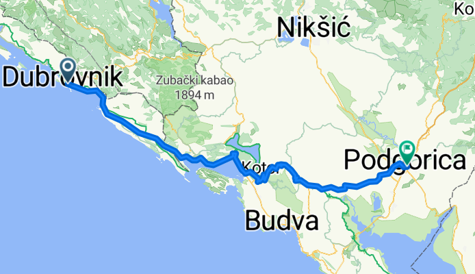 Winterreise_Wien Athen: Tag 5 Dubrovnik (HR) - Podgorica (MNE)