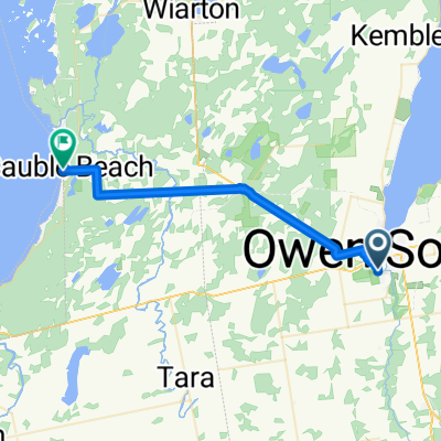 Owen Sound to Sauble