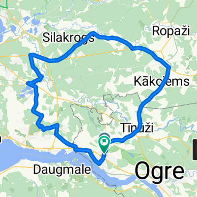 Treniņa maršruts, 13.01.2018