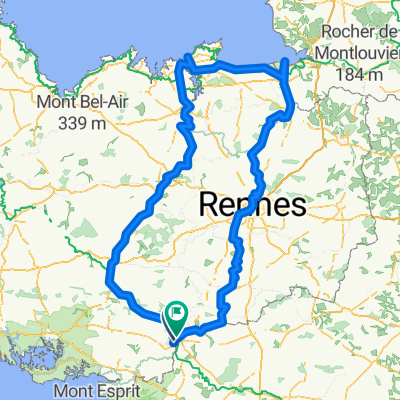 Redon-Le Mont Saint Michel-Rennes-Redon