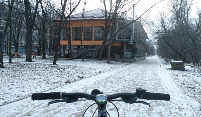 Photo 2 of the Bikemap route "Bereznyaki-Osokorky" Photo 2 of the Bikemap route "Bereznyaki-Osokorky"