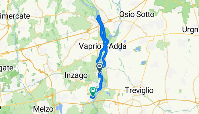 Cassano d'Adda /Trezzo e Ritorno