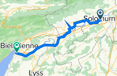 Route in der Bikemap App öffnen